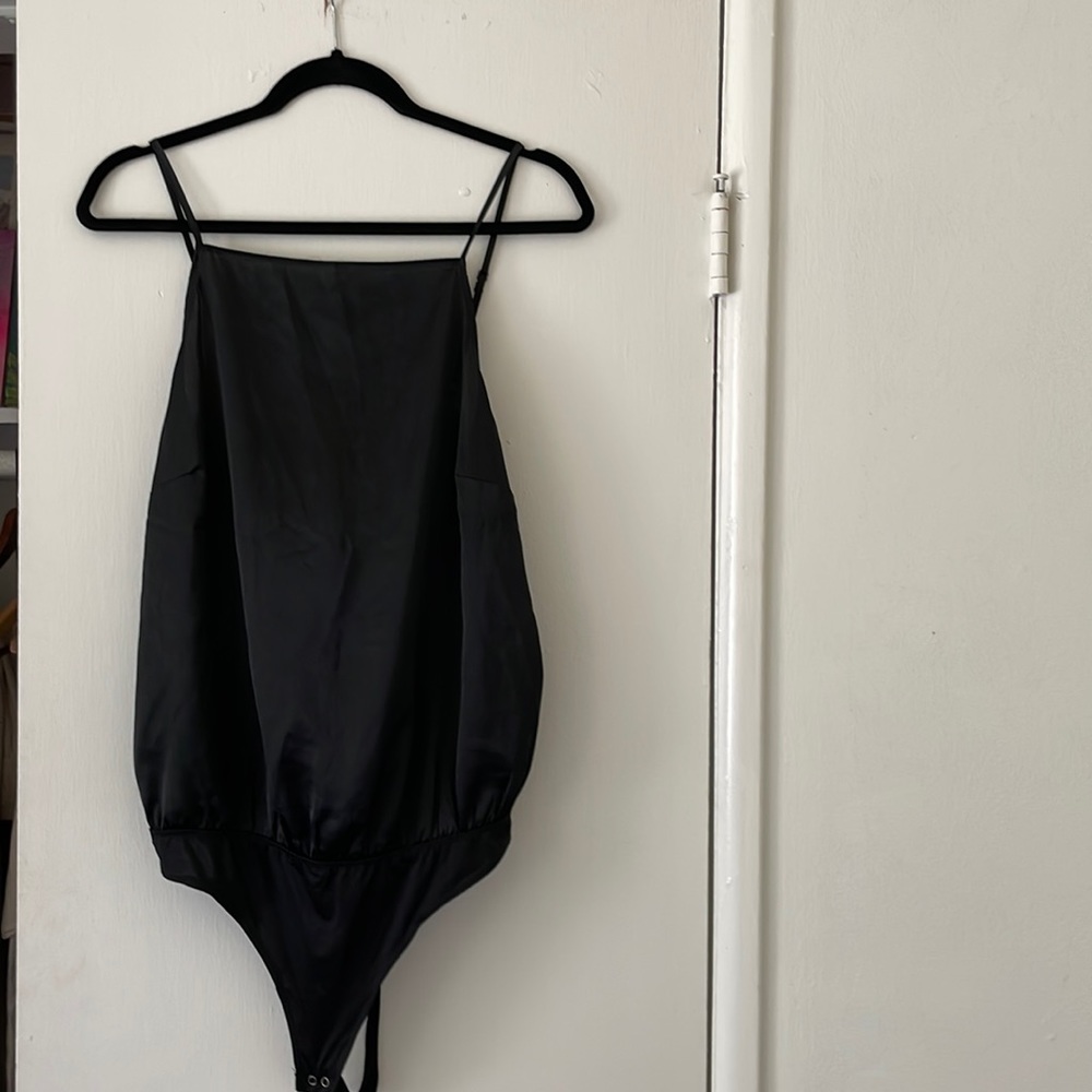 Abercrombie and Fitch extra-large, black, backless bodysuit